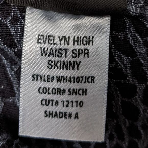 HUDSON Evelyn Snakecharmer Super Skinny High Waist Jeggings 27 - Picture 7 of 8